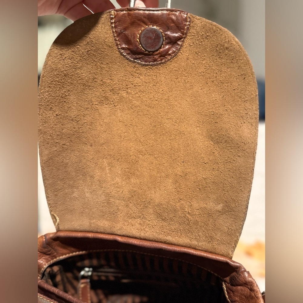 Jack Georges Brown Leather Crossbody - Picture 5 of 13